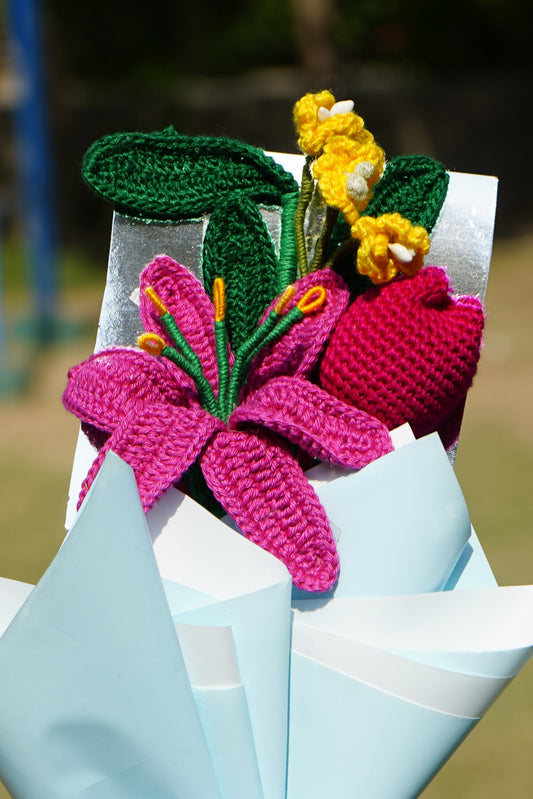 Tulip, Champa & Bel Flower