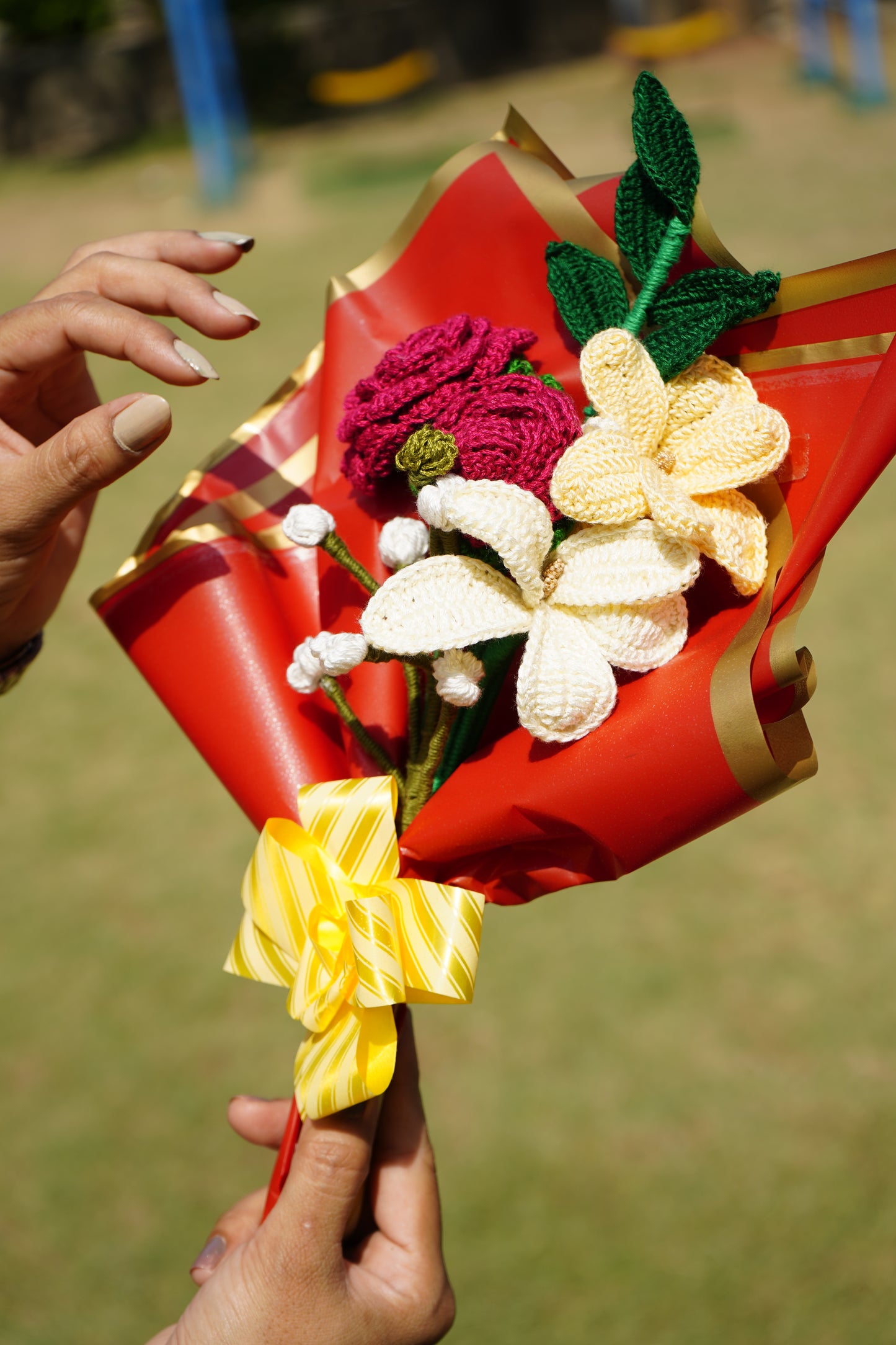 Champa & Rose Bouquet