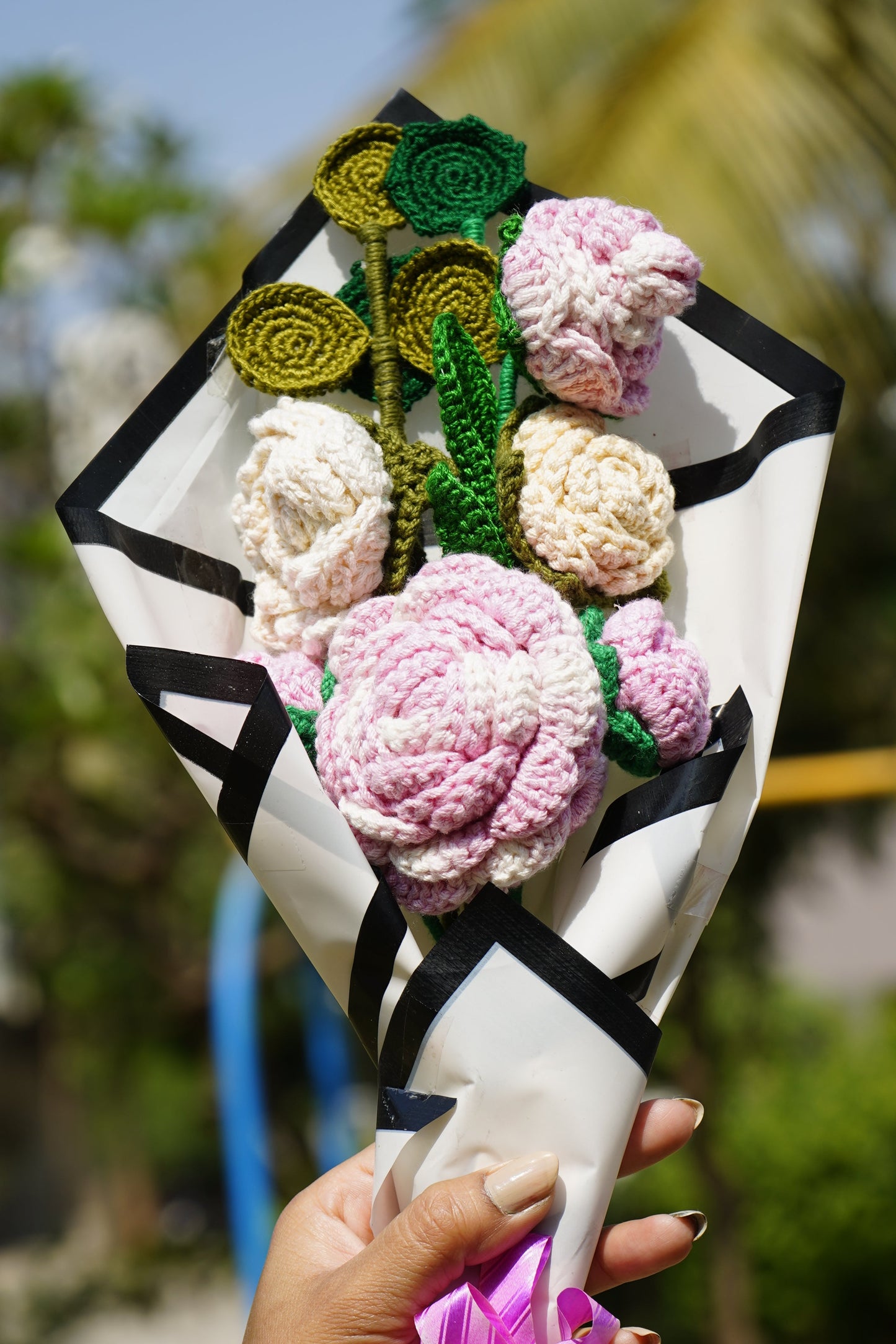 Light Colour Rose Bouquet