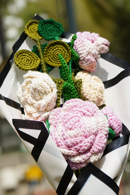 Light Colour Rose Bouquet