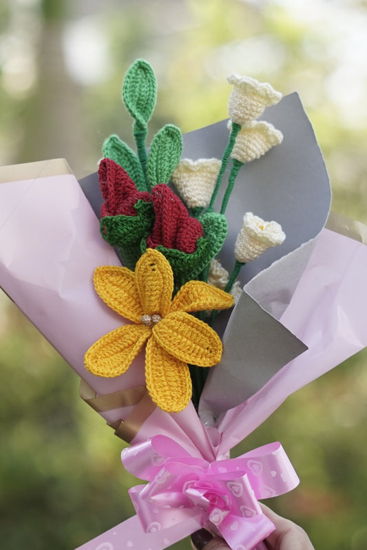 Tulip, Gulab Kali & Bel Flowers