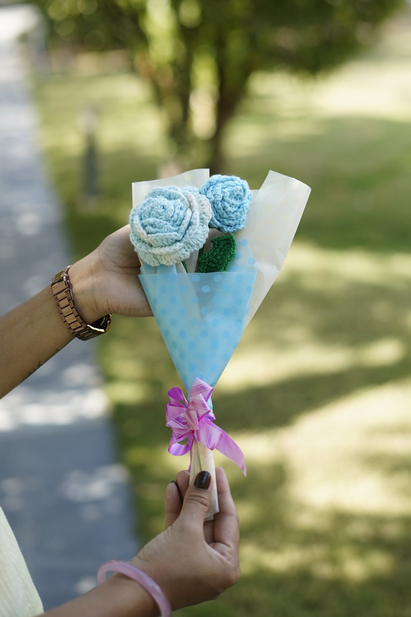 Sky-Blue Rose