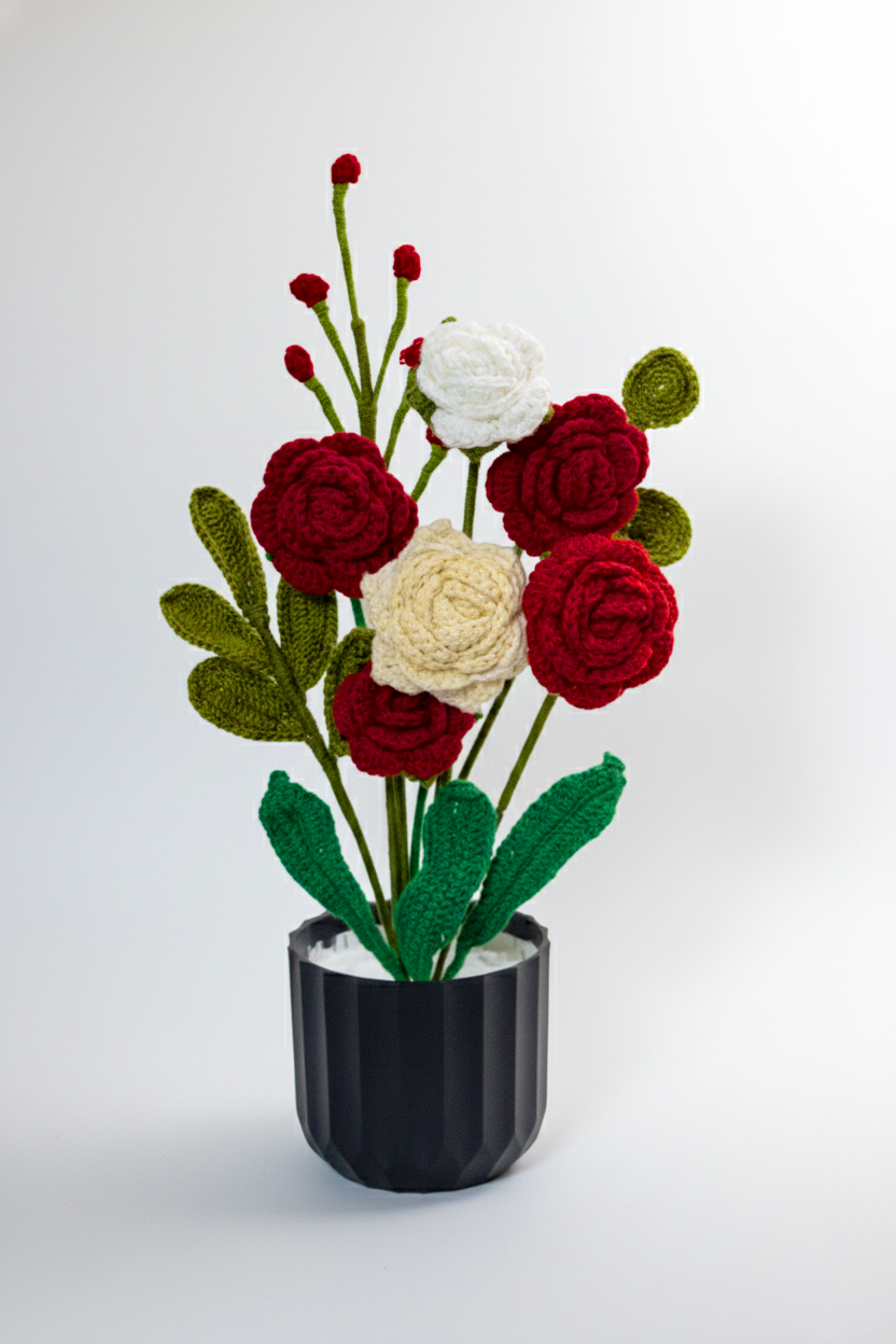 Velvet & Cream Blooms