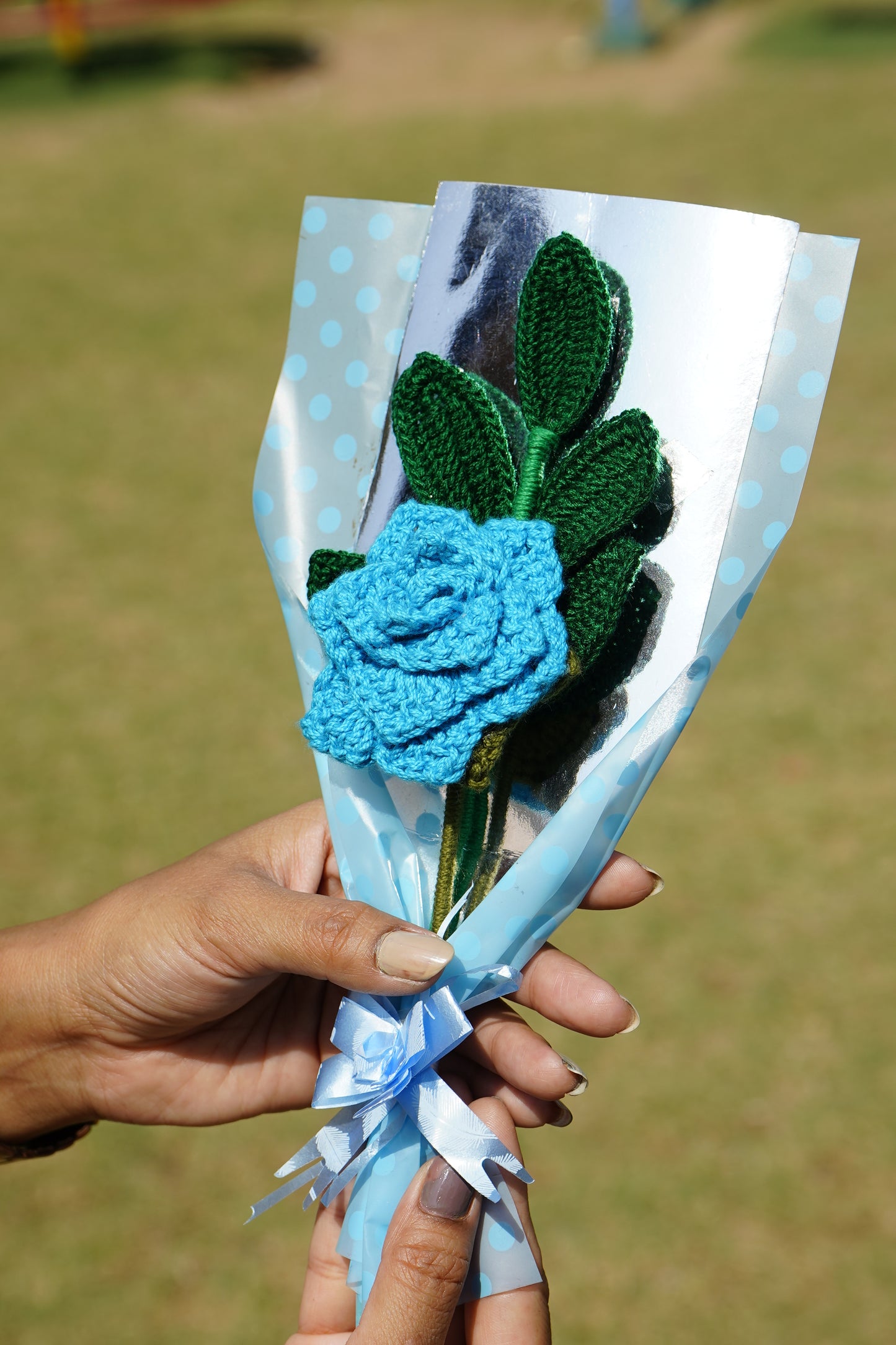 Single Blue Rose