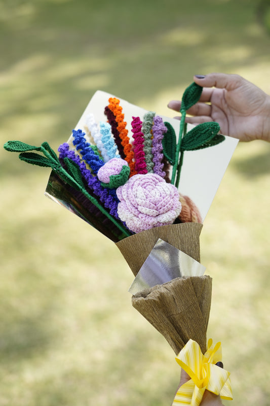 Light Pink Rose & Flower Sticks