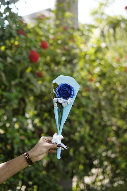 Blue Shaded Rose