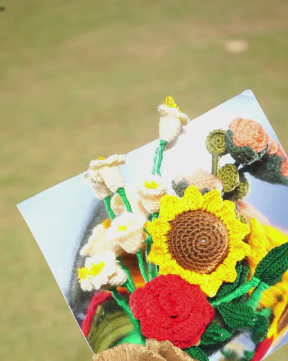Rose, Sunflower & Bel